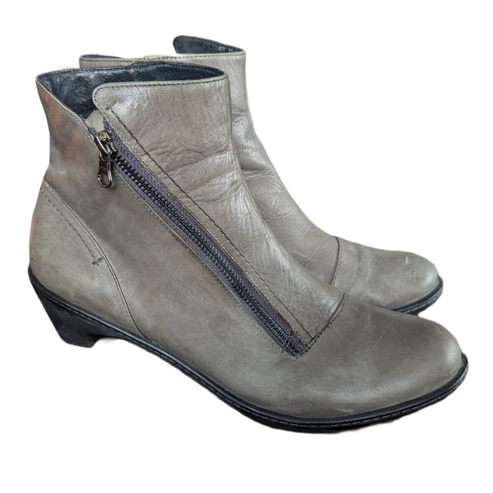 Dansko Zip Up Boots with Rubber Soles - Size 41
